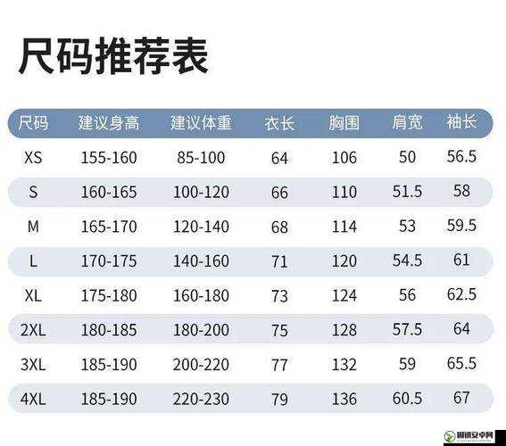 日本一码二码三码是什么尺码之详细解读与尺码换算分析